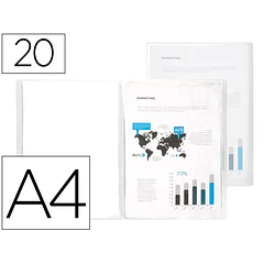 Capa catalogo 20 bl A4  transparente