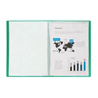 Capa catalogo  60 bl polipropileno A4 traslucida verde 2