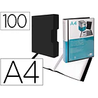 Capa catalogo  100 bl c/ cx A4 preto opaco 1