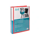 Capa catalogo  100 bl c/ cx A4 vermelho translucido 3