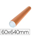 Tubo de cartao porta documentos  60x640 mm. 1