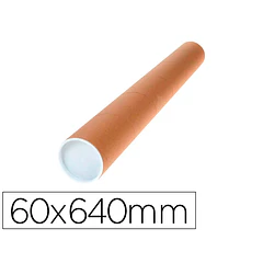 Tubo de cartao porta documentos  60x640 mm.
