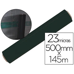  Filme em bobine preto 500mm x 145 mt  23 microns.