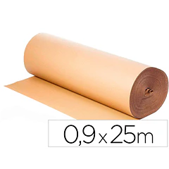Cartao ondulado 0,90x25m 250 g/m2 kraft.