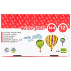 Lapis cor  schoolpack 144 un. 12 cores x 12 uni. 3