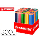 Lapis de cor stabilo  schoolpack de 300un 20 cores sort. 1