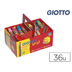Lapis cor giotto bebe 36un. + 3 apara lapis.