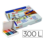 Lapis cera jovi schoolpack 300 un 25 cores sort. 1