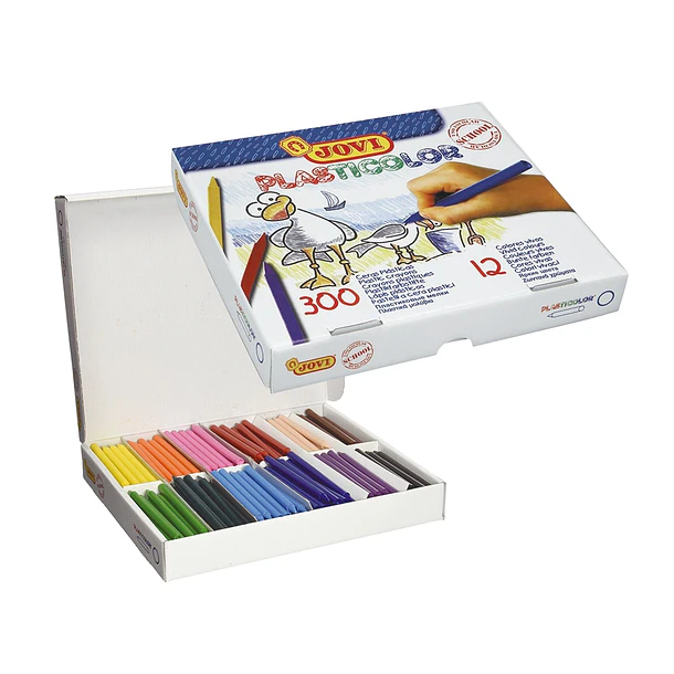 Lapis cera jovi schoolpack 300 un 25 cores sort. 2