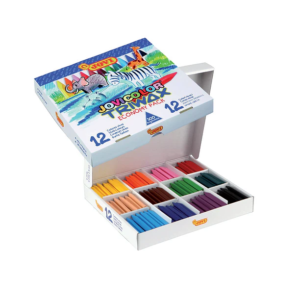 Lapis de cera jovicolor schoolpack 300 un 2