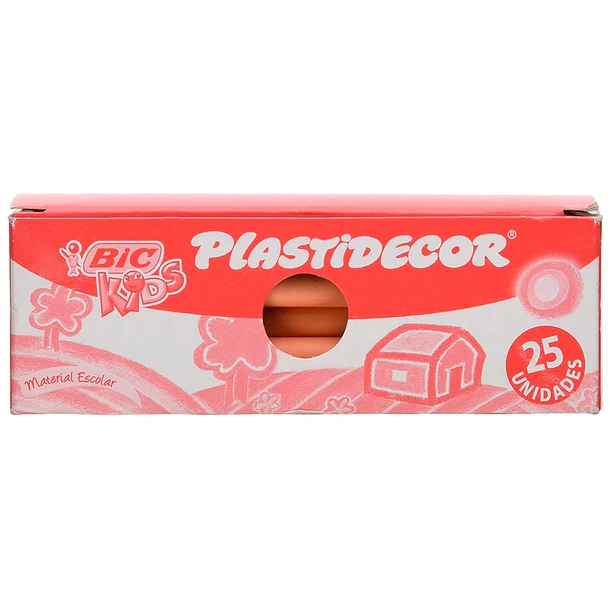 Lapis de cera  cx 25 un.cor carne 2