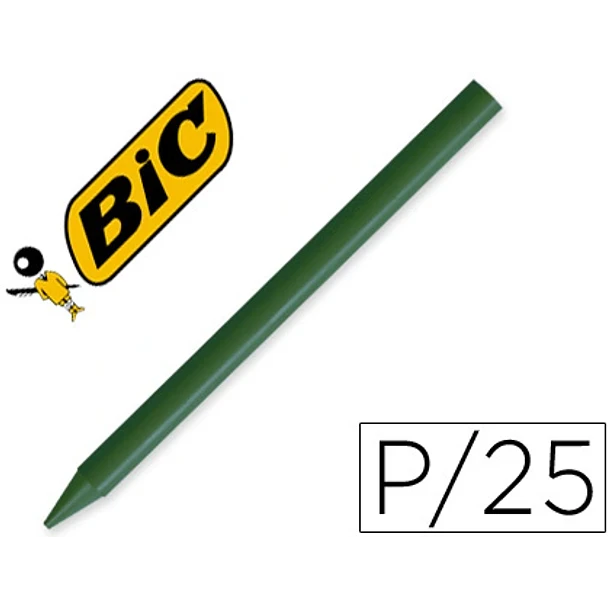 Lapis de cera  cx 25 un. verde esc. 1