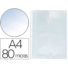 Bolsa catalogo/mica A4 80 microns cristal 1400 un