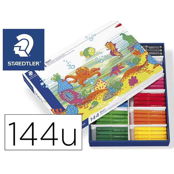 Marcador Staedtler Noris 144 un. 12 x 12  
