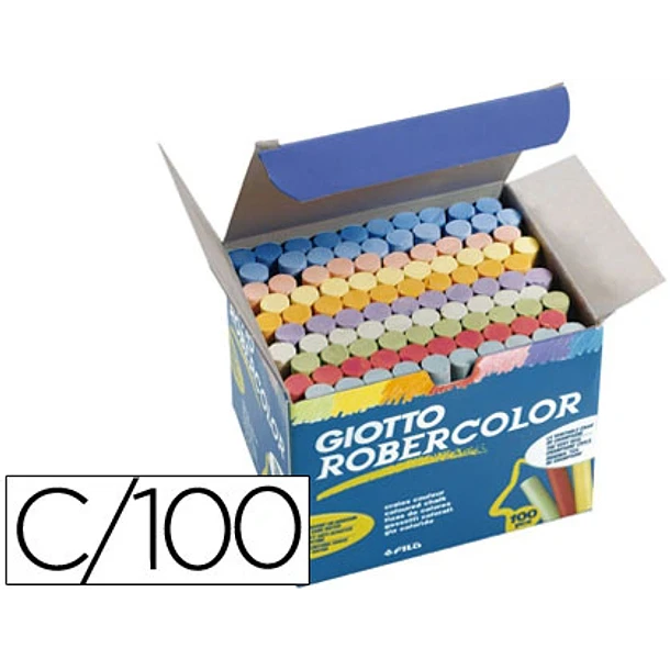 Giz Robercolor cor cx. 100 un. 
