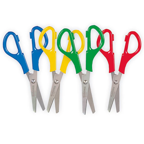  Tesoura escolar p/ canhotos 13,5 cm  2
