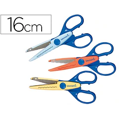 Tesoura escolar zig-zag  16cm