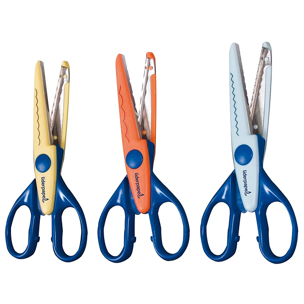 Tesoura escolar zig-zag  16cm 2