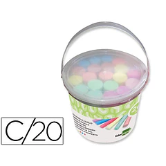 Giz para chao cores sortidas cx 20 un