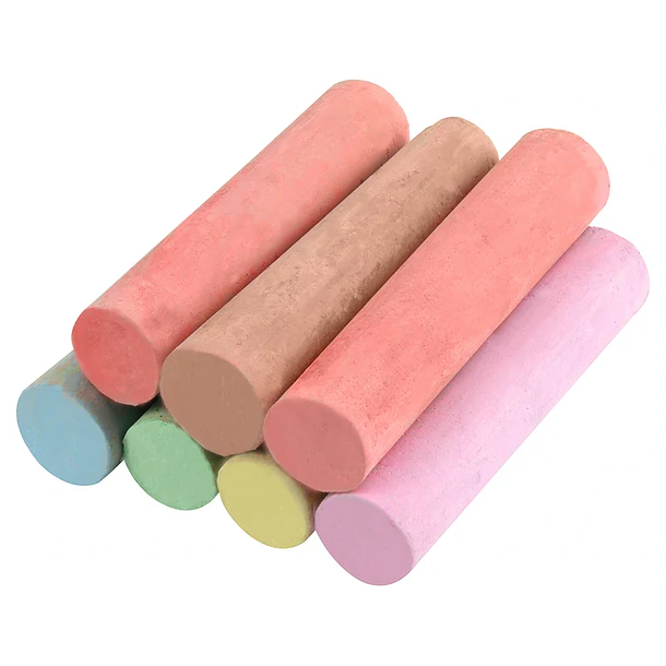 Giz para chao cores sortidas cx 20 un 3