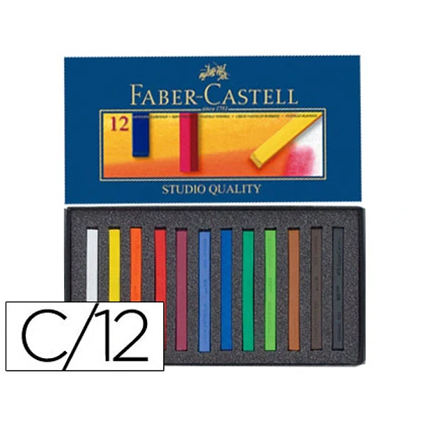  pastel  óleo estojo cartao 12 cores sort. 1