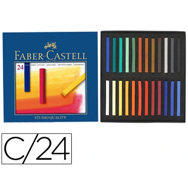  pastel  óleo estojo cartao 24 cores sort. 1
