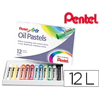 Pastel de oleo pentel arts 12 cores. 1