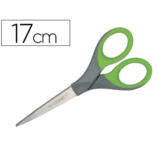 Tesoura cabo borracha  17 cm  