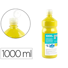Guache escolar 1000 ml amarelo limão