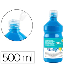 Guache escolar 500ml azul