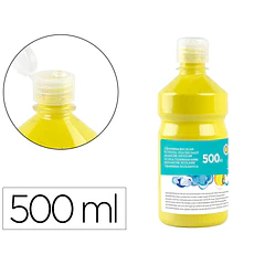 Guache escolar 500 ml amarelo limão