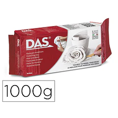 Pasta modelar DAS 1kg branco