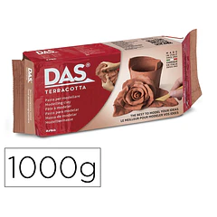 Pasta modelar DAS 1kg terracota
