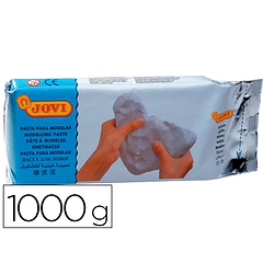 Pasta modelar JOVI 1kg branco