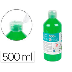 PINTURA A DEDOS 500ml verde