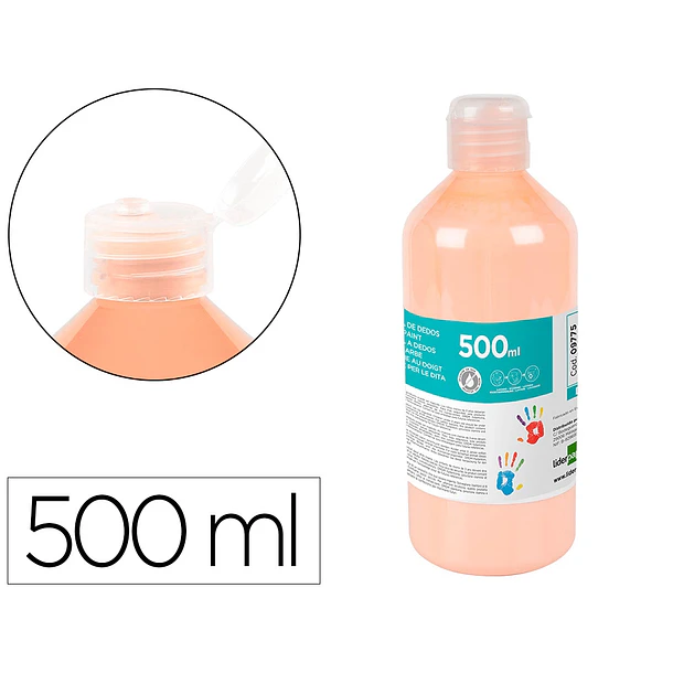 PINTURA A DEDOS 500ml beje 