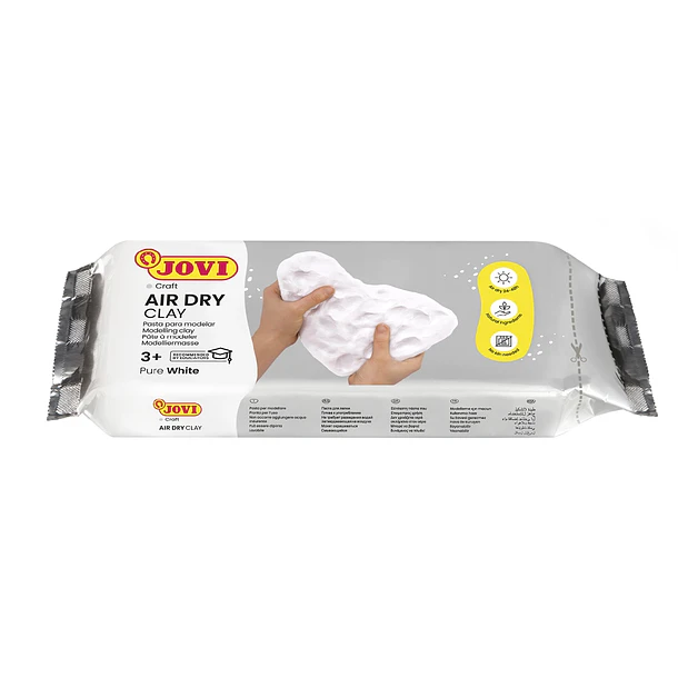 Pasta modelar JOVI 500gr branco 2