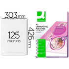  Bolsa plastificar A3 125 mic. cx 100 1