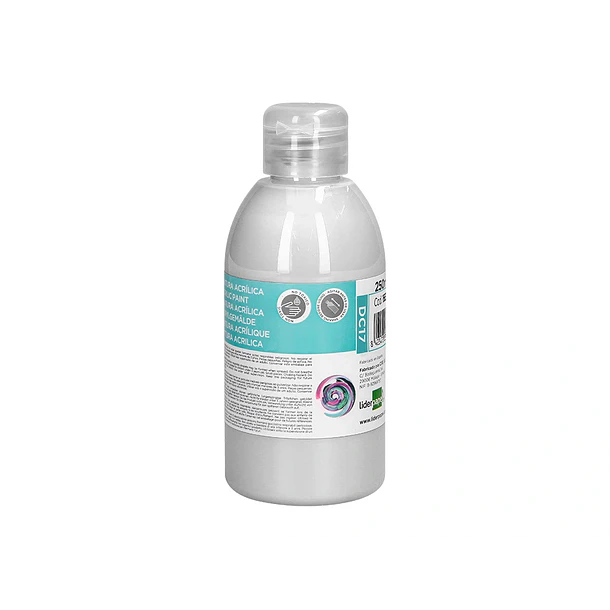 guache acrilico  frasco de 250 ml branco. 3