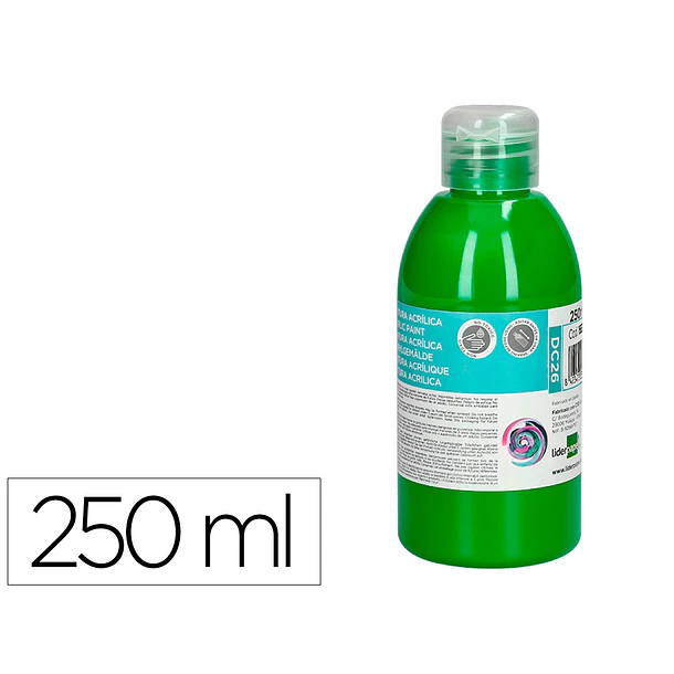 Guache acrilico  250 ml verde 1