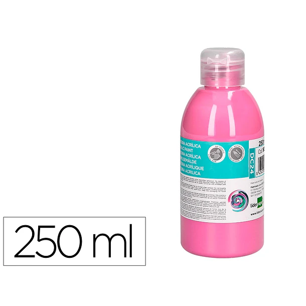 Guache acrilico  250 ml rosa 1