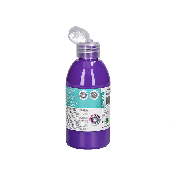 Guache acrilico  250 ml violeta 2