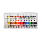 Tinta acrílica cx 12 tubos alumínio 12ml cores sort. 2