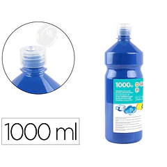 Guache escolar 1000 ml azul marinho