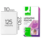   Bolsa de plastificar 110x230mm 125 mic. cx 100  1
