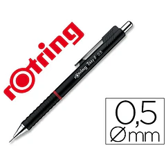 Lapiseira rotring tikky 0,5 mm preta.