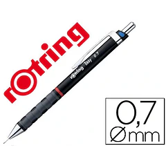     Lapiseira rotring tikky 0,7 mm preta.