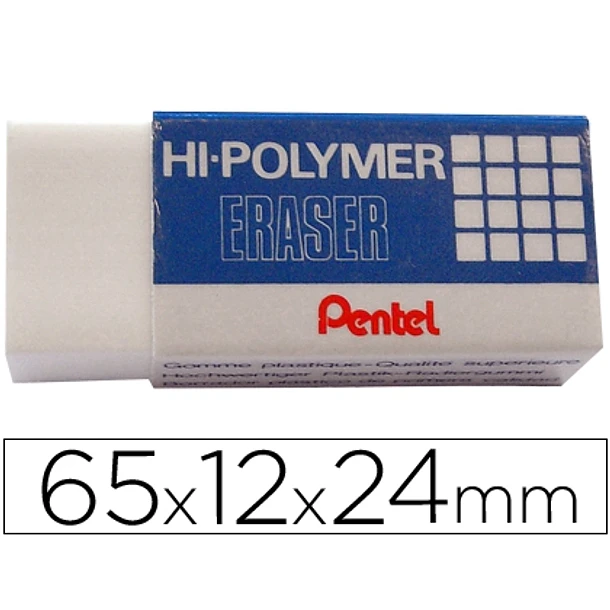     Borracha Pentel branca ZEH10 cx 36un 