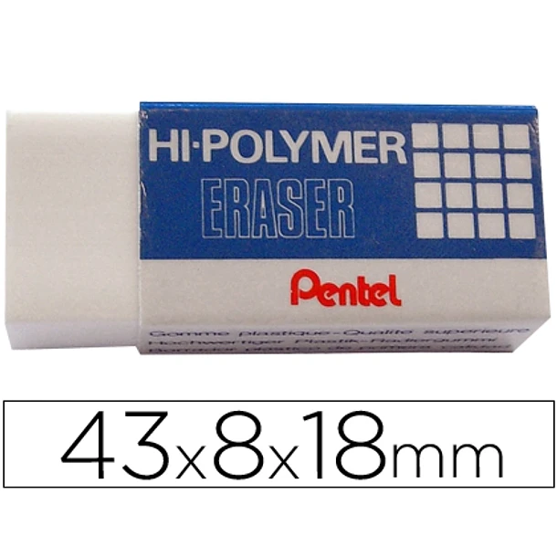 Borracha PENTEL HI-POLYMER cx.48 