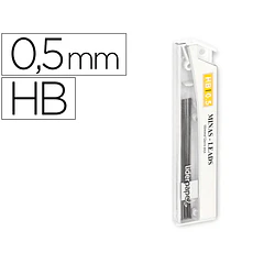 Minas  grafite 0,5 mm hb tubo 12 minas.